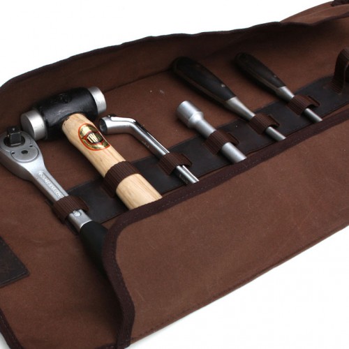 Canvas Tool Roll With Holden Logo Green - Holds 14 tools image #3