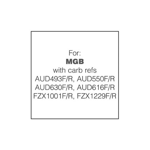 Rebuild kit for one HIF4 Carburettor image #1