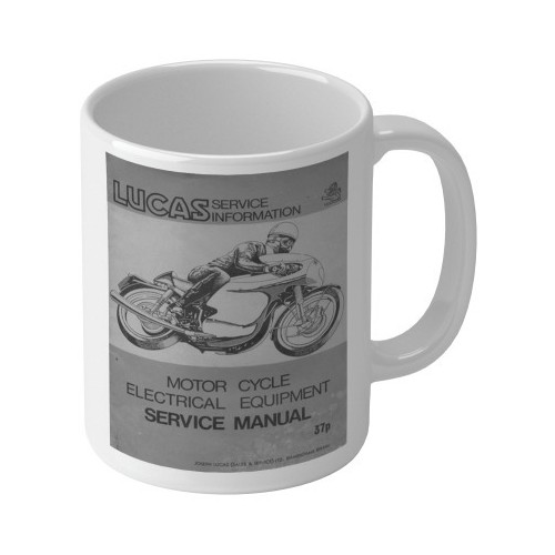 Lucas Motorcycle Service Info Mug (Single Mug) image #1