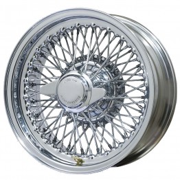 Centre Laced Chrome Wire Wheel 15 x 6